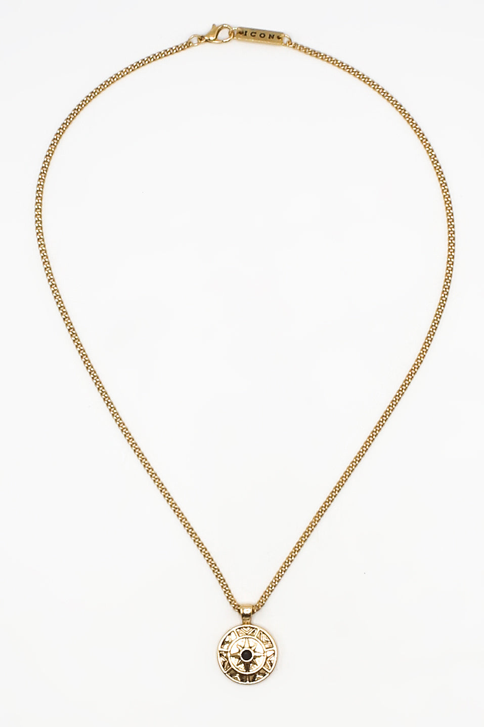 Icon Brand Gold Collective Conscience Star and Stone necklace