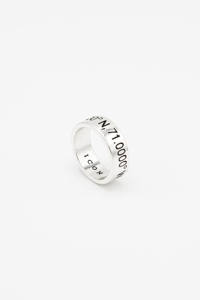 Icon silver ring