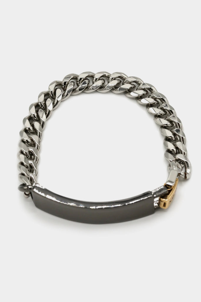 Icon Brand Silver Biker Bracelet