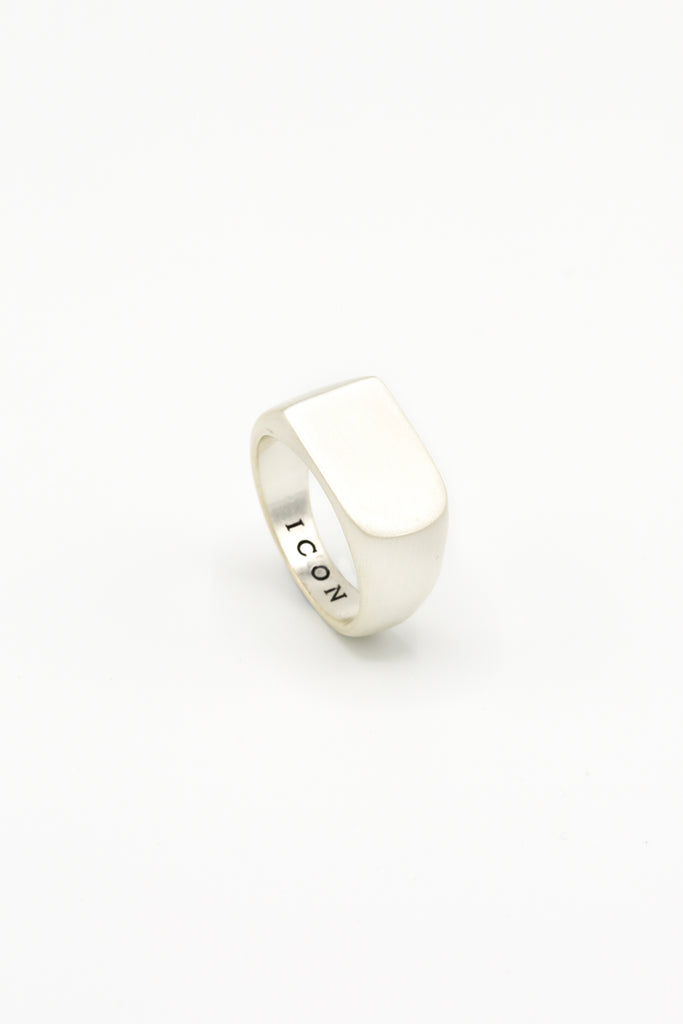 Icon Brand Silver Asymmetric Ring