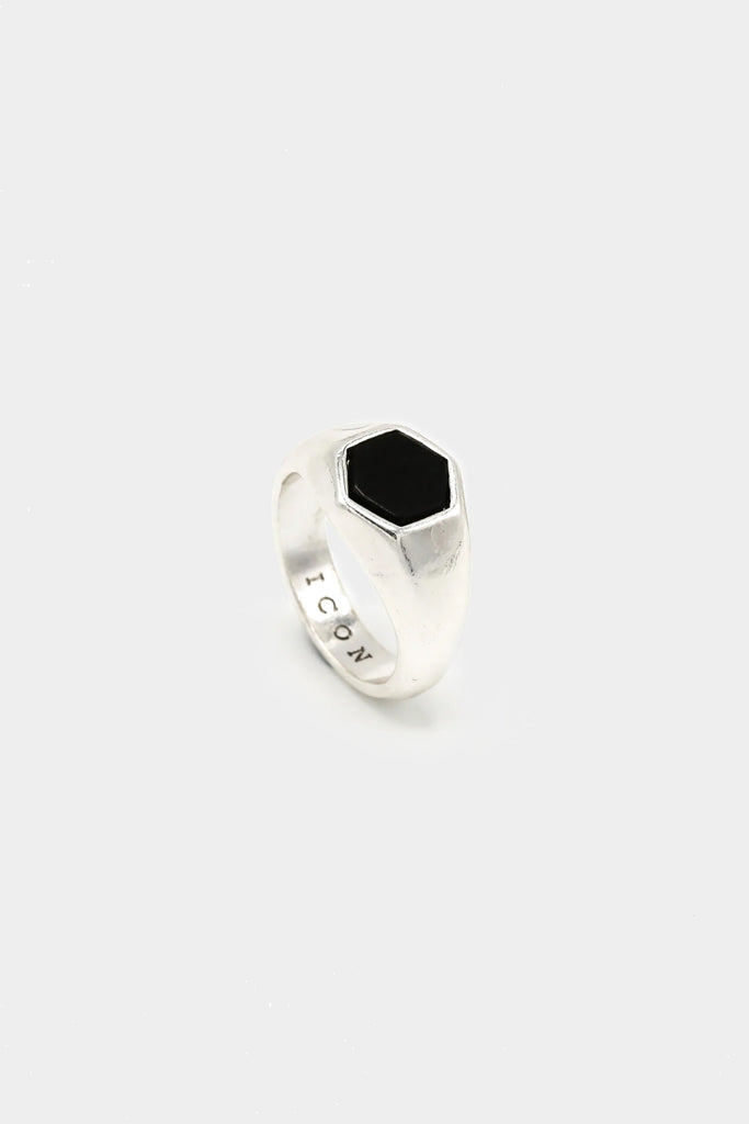 Icon Brand Silver Syndicate Stone Ring