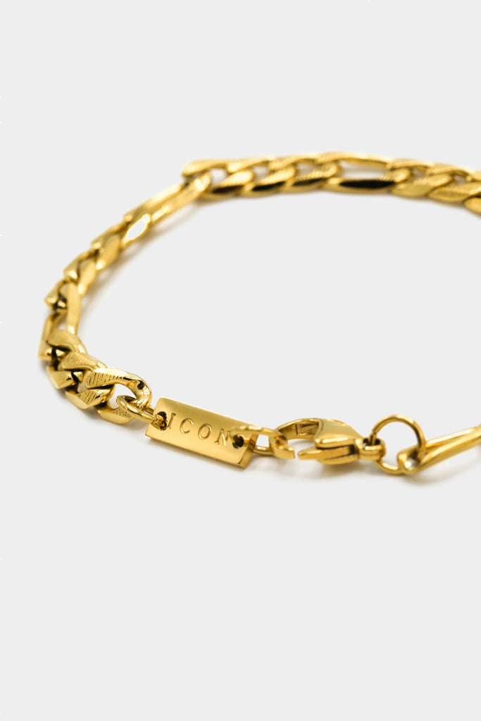 Icon Brand Gold Stainless Steel Principle Chain bracelet