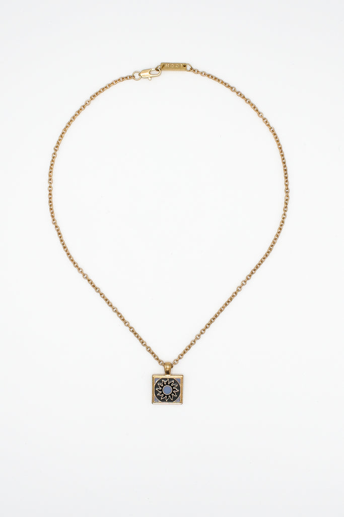 Icon Brand Gold Calypso Enamel Necklace