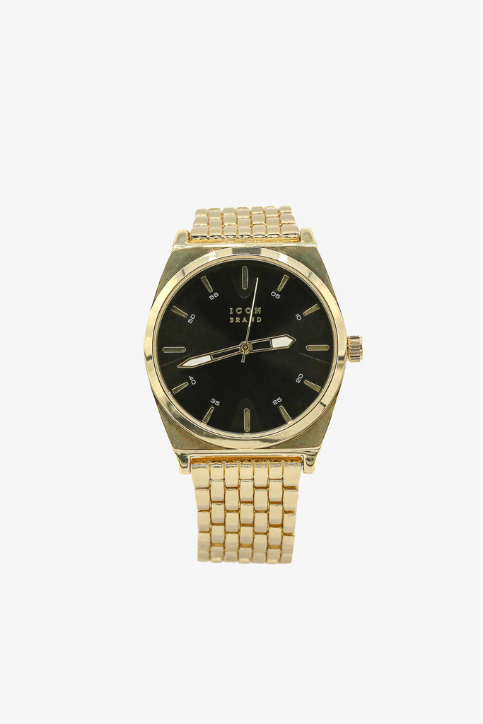 Icon Brand Agent Watch in Gold and Black