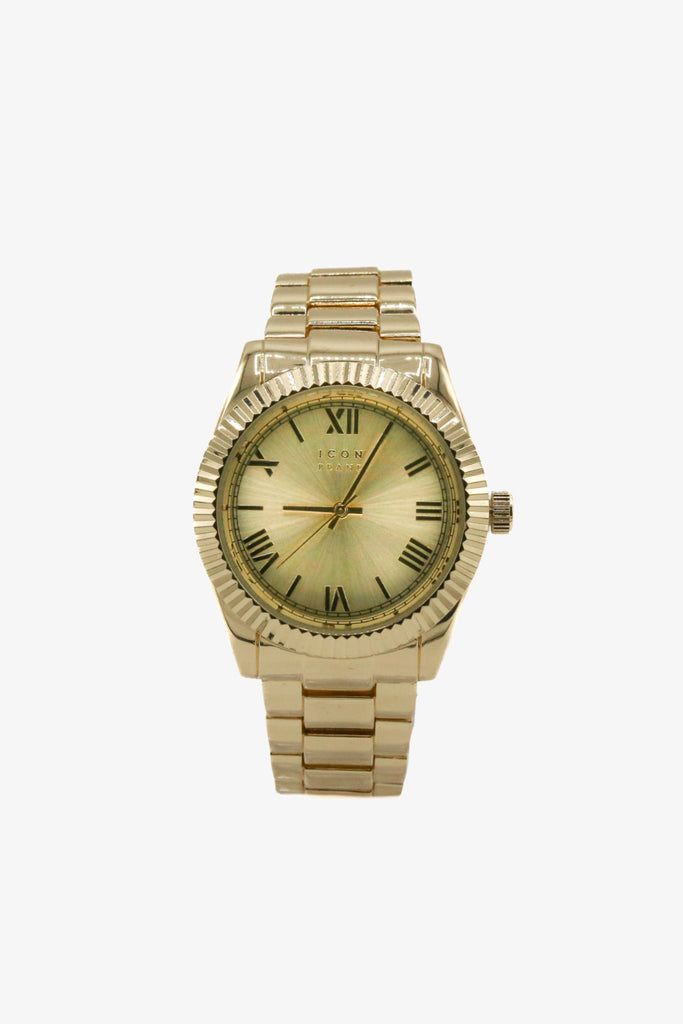 Icon Brand Agent Watch in Gold