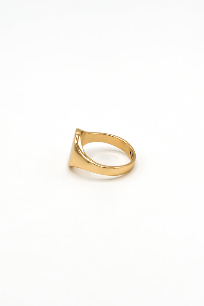 Icon Brand Gold Oval Signet